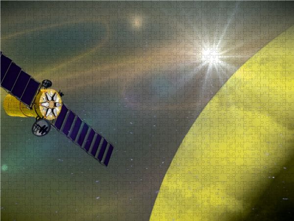 Produktbild: Einsamer Satellit 1000 Teile Puzzle quer von Stefanie Winkler - cglightNing