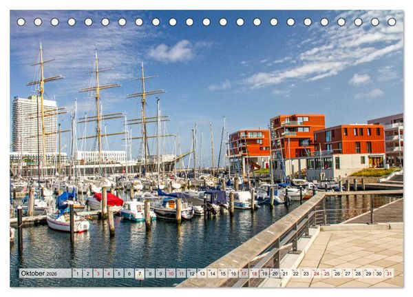Produktbild: Halbinsel Priwall bei Travem&uuml;nde &ndash; Impressionen von der Ostseek&uuml;ste (Tischkalender 2026 DIN A5 quer), CALVENDO Monatskalender