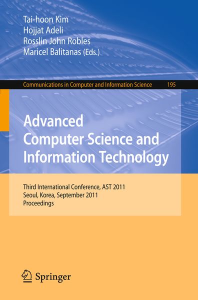 Produktbild: Advanced Computer Science and Information Technology