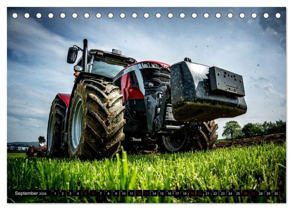 Produktbild: Agrartechnik (Tischkalender 2026 DIN A5 quer), CALVENDO Monatskalender
