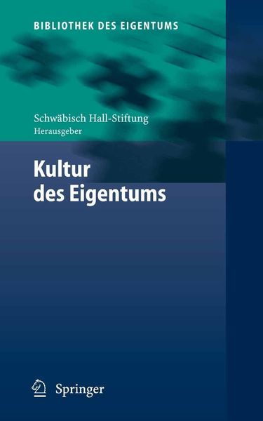 Produktbild: Kultur des Eigentums