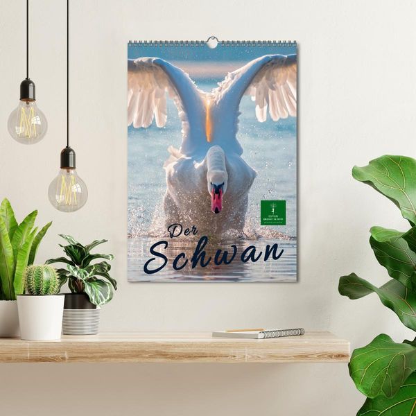 Produktbild: Der Schwan (Wandkalender 2026 DIN A3 hoch), CALVENDO Monatskalender