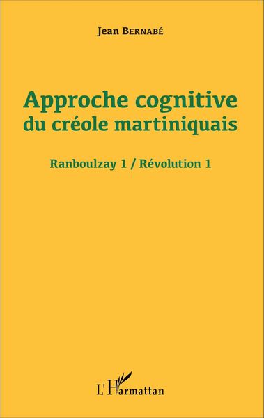 Produktbild: Approche cognitive du cr&eacute;ole martiniquais