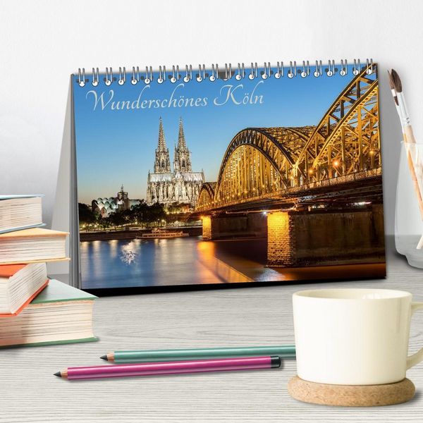 Produktbild: Wundersch&ouml;nes K&ouml;ln (Tischkalender 2027 DIN A5 quer), CALVENDO Monatskalender