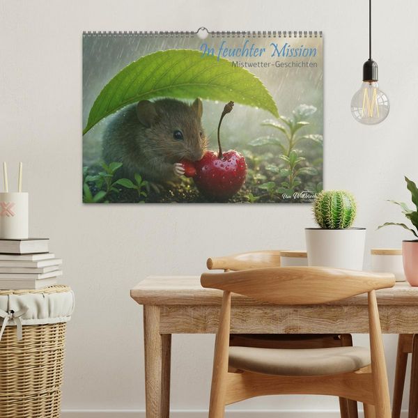 Produktbild: In feuchter Mission - Mistwetter Geschichten (Wandkalender 2026 DIN A3 quer), CALVENDO Monatskalender