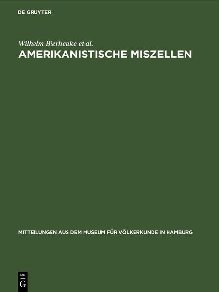 Produktbild: Amerikanistische Miszellen