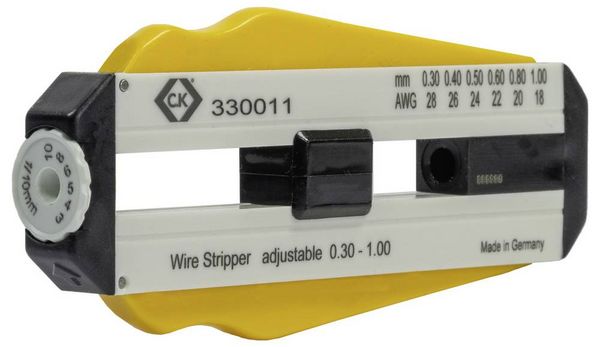 Produktbild: C.K 330011 Drahtabisolierer Geeignet f&uuml;r PVC-Dr&auml;hte, PTFE-Dr&auml;hte