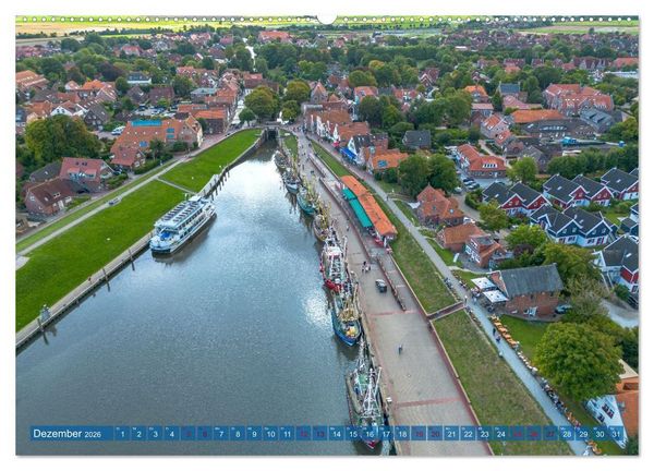 Produktbild: Greetsiel, die ostfriesische Perle und seine Umgebung (Wandkalender 2026 DIN A2 quer), CALVENDO Monatskalender