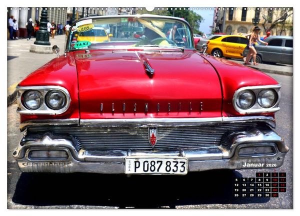 Produktbild: Der rote Star . Oldsmobile Starfire 98 (hochwertiger Premium Wandkalender 2026 DIN A2 quer), Kunstdruck in Hochglanz