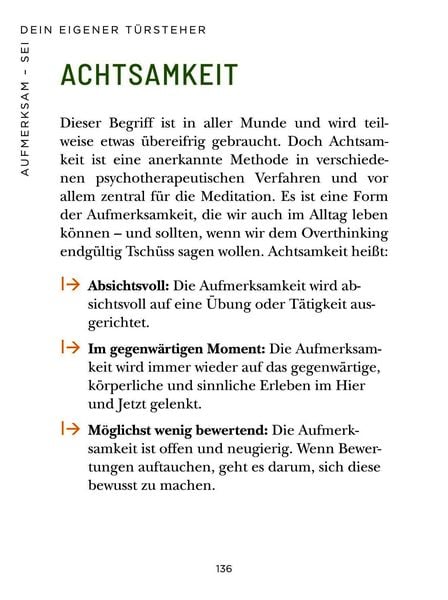 Produktbild: Die 1-Minuten-Strategie gegen Overthinking