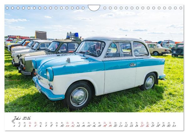 Produktbild: Trabi-Treffen (Wandkalender 2026 DIN A4 quer), CALVENDO Monatskalender