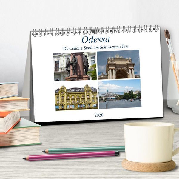 Produktbild: Odessa- Die sch&ouml;ne Stadt am Schwarzen Meer (Tischkalender 2026 DIN A5 quer), CALVENDO Monatskalender