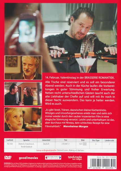Produktbild: Brasserie Romantiek - Das Valentins-Men&uuml;