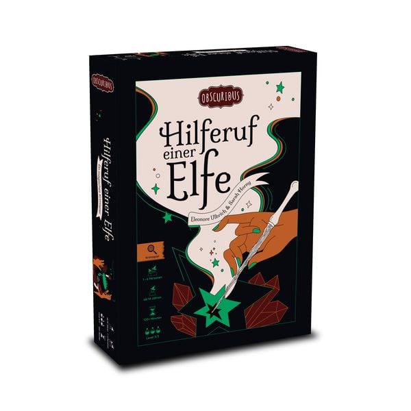 Produktbild: Hilferuf einer Elfe - Ein magisches Krimi-Spiel. Verbrechen in der Zauberwelt!