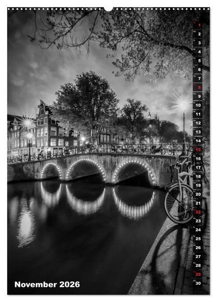 Produktbild: STADTBILDER Monochrome Momente (hochwertiger Premium Wandkalender 2026 DIN A2 hoch), Kunstdruck in Hochglanz