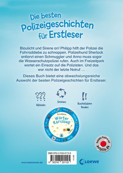 Produktbild: Lesel&ouml;wen - Die besten Polizeigeschichten f&uuml;r Erstleser