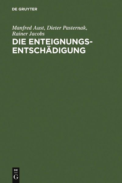 Produktbild: Die Enteignungsentsch&auml;digung