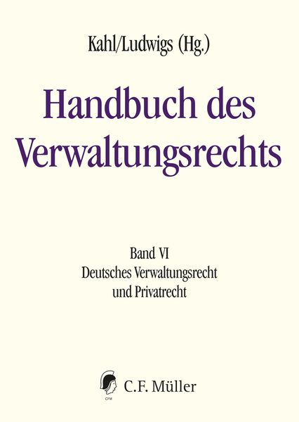 Produktbild: Handbuch des Verwaltungsrechts