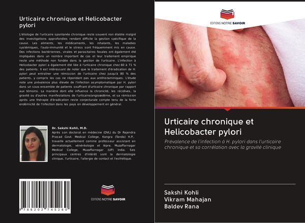 Produktbild: Urticaire chronique et Helicobacter pylori