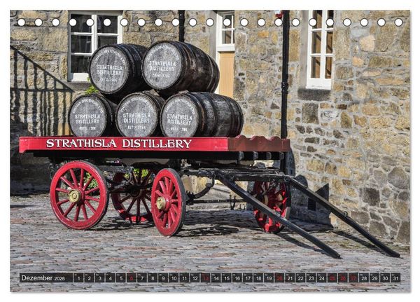 Produktbild: Whisky Distillery - Schottische Brennereien (Tischkalender 2026 DIN A5 quer), CALVENDO Monatskalender