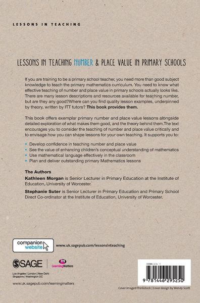 Produktbild: Lessons in Teaching Number and Place Value in Primary Schools