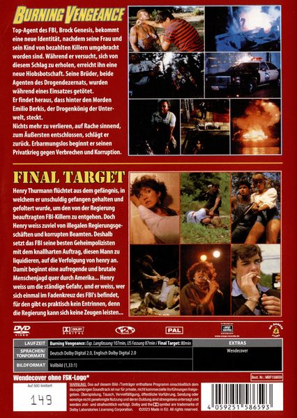 Produktbild: Burning Vengeance & Final Target