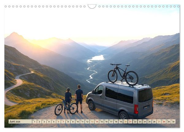 Produktbild: VANLIFE - Dein Weg. Dein Ziel. Dein Zuhause. (Wandkalender 2026 DIN A3 quer), CALVENDO Monatskalender