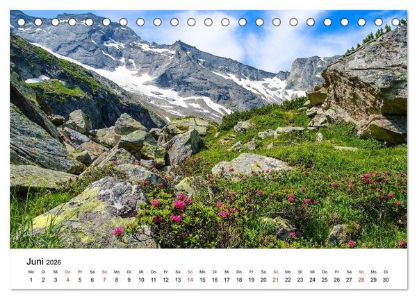 Produktbild: Herrliche Berglandschaften - Impressionen aus &Ouml;sterreich und Bayern (Tischkalender 2026 DIN A5 quer), CALVENDO Monatskalender
