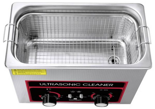 Produktbild: TOOLCRAFT USC-650 Ultraschallreiniger Schmuck, Werkstatt, B&uuml;robedarf 180 W 6.5 l mit Heizung, mit Reinigungskorb