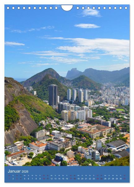 Produktbild: Erlebe mit mir Rio de Janeiro (Wandkalender 2026 DIN A4 hoch), CALVENDO Monatskalender