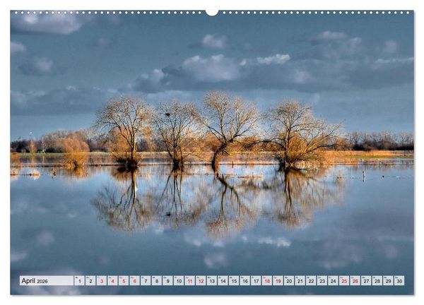 Produktbild: Hochwasser als Teil der Umwelt (hochwertiger Premium Wandkalender 2026 DIN A2 quer), Kunstdruck in Hochglanz