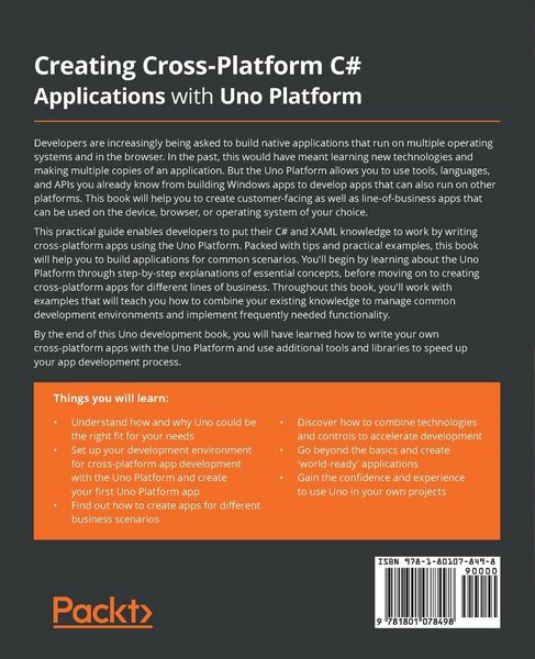 Produktbild: Creating Cross-Platform C# Applications with Uno Platform