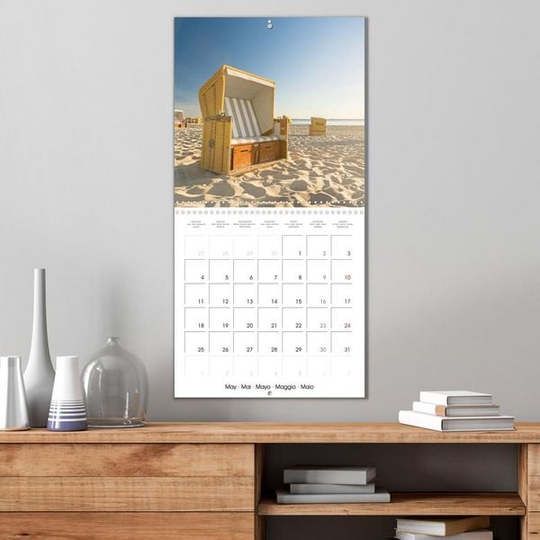 Produktbild: L&rsquo;Allemagne du Nord &ndash; Dunes, vent et la vaste mer (Calendrier mural carr&eacute; 2026 30x30 cm) Calendrier double avec une page pour vos prises de notes