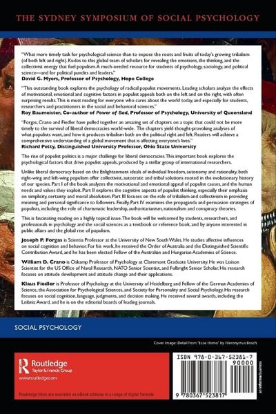 Produktbild: The Psychology of Populism