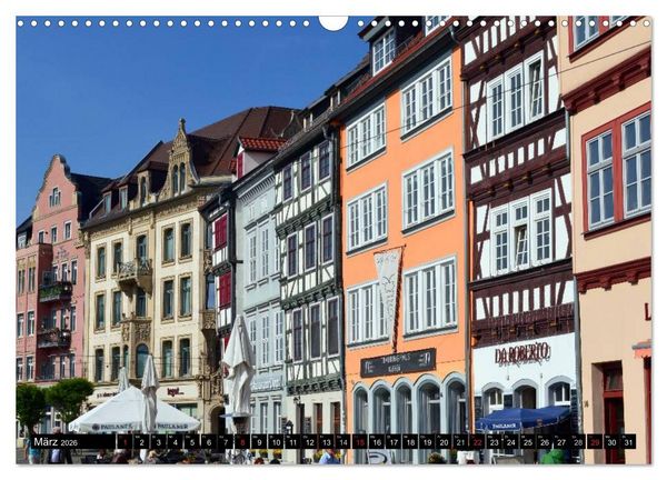 Produktbild: Willkommen in ERFURT (Wandkalender 2026 DIN A3 quer), CALVENDO Monatskalender