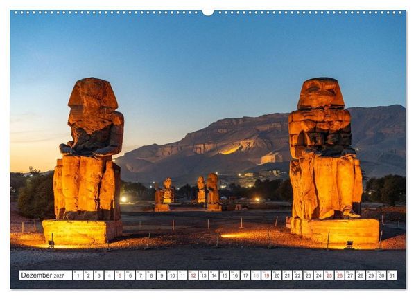 Produktbild: &Auml;gypten - Karnak, die thebanische Nekropole und Luxor (Wandkalender 2027 DIN A2 quer), CALVENDO Monatskalender