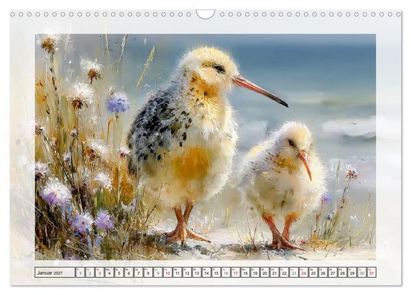 Produktbild: K&uuml;stenleben. Zauberhafte Tiere am Meer (Wandkalender 2027 DIN A3 quer), CALVENDO Monatskalender