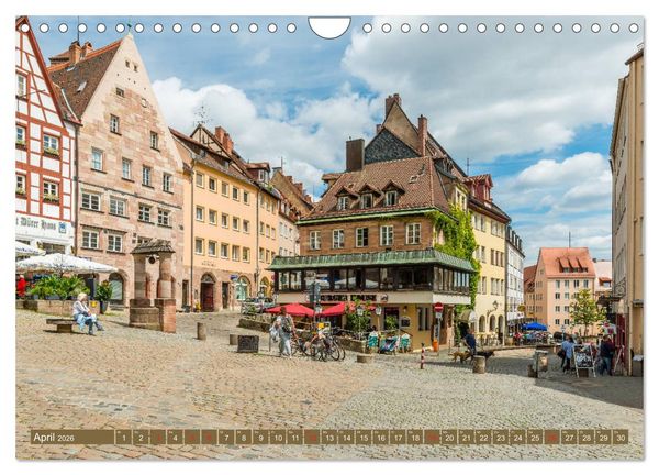 Produktbild: N&uuml;rnberg - Historische Altstadt (Wandkalender 2026 DIN A4 quer), CALVENDO Monatskalender