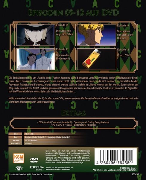 Produktbild: ACCA: 13 Territory Inspection Dept. - Volume 3: Episode 09-12