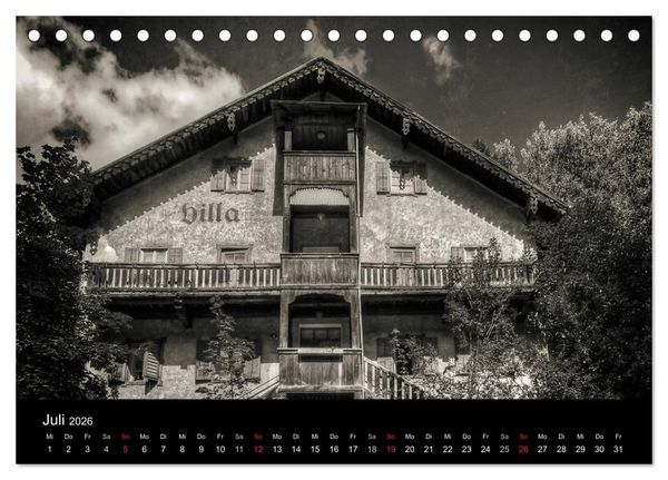 Produktbild: Lost Places Geisterh&auml;user (Tischkalender 2026 DIN A5 quer), CALVENDO Monatskalender