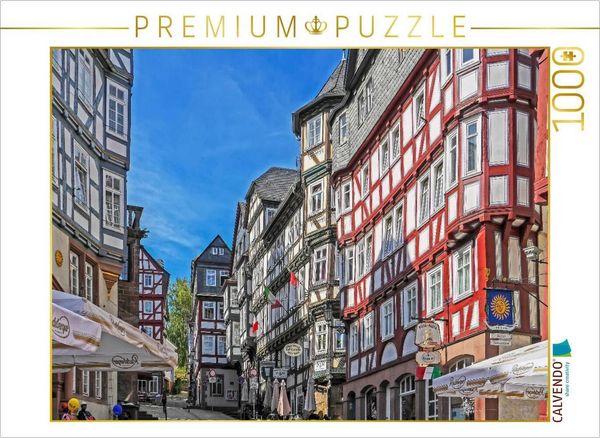 Produktbild: CALVENDO Puzzle Marburg an der Lahn | 1000 Teile Lege-Gr&ouml;&szlig;e 64x48cm Foto-Puzzle f&uuml;r gl&uuml;ckliche Stunden
