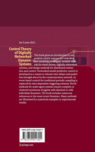 Produktbild: Control Theory of Digitally Networked Dynamic Systems
