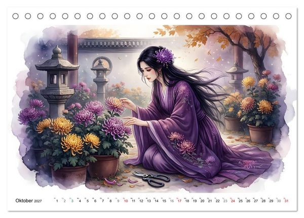 Produktbild: Zw&ouml;lf Farben der Stille (Tischkalender 2027 DIN A5 quer), CALVENDO Monatskalender