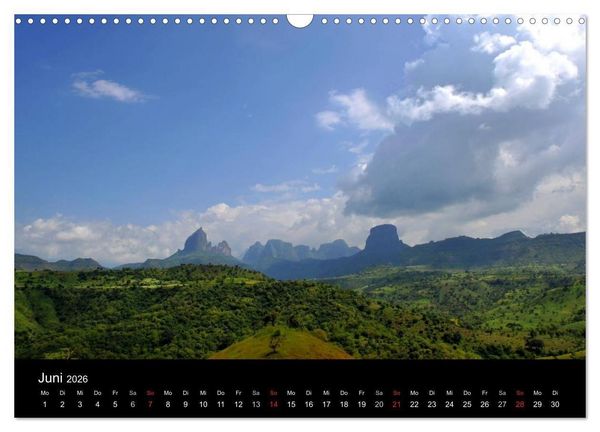 Produktbild: &Auml;thiopien Impressionen (Wandkalender 2026 DIN A3 quer), CALVENDO Monatskalender
