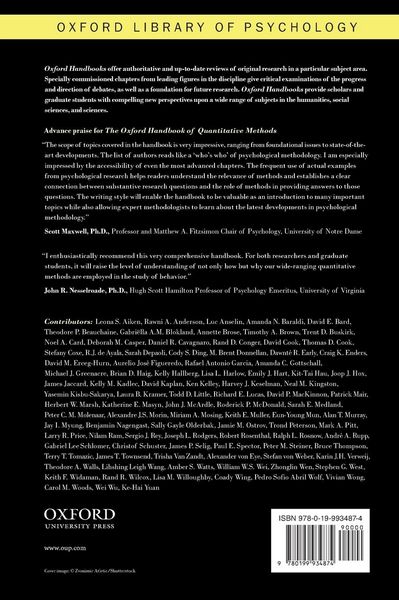 Produktbild: The Oxford Handbook of Quantitative Methods, Volume 1