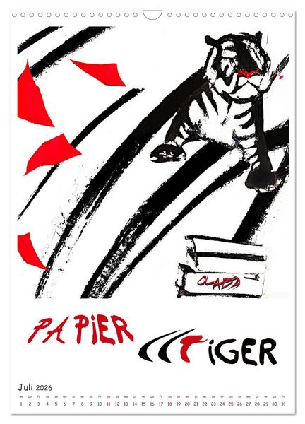 Produktbild: Graffiti Charaktere (Wandkalender 2026 DIN A3 hoch), CALVENDO Monatskalender