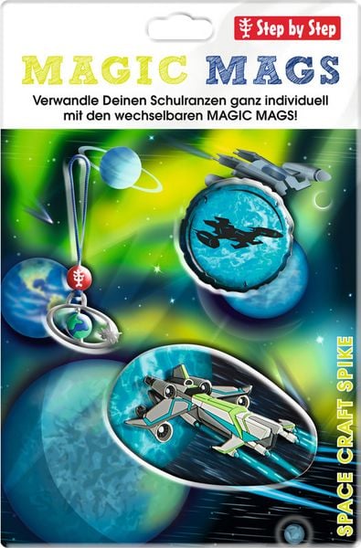 Produktbild: STEP BY STEP&reg; Schulrucksack Zubeh&ouml;rset Magic Mags, Space Craft Spike