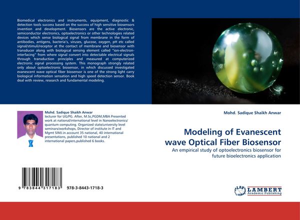 Produktbild: Modeling of Evanescent wave Optical Fiber Biosensor