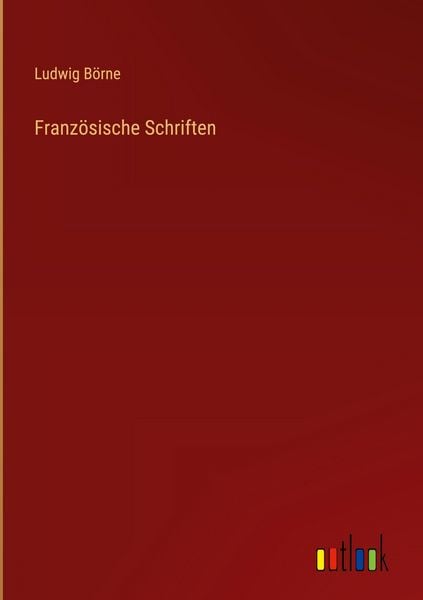 Produktbild: Franz&ouml;sische Schriften