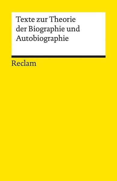 Produktbild: Texte zur Theorie der Biographie und Autobiographie